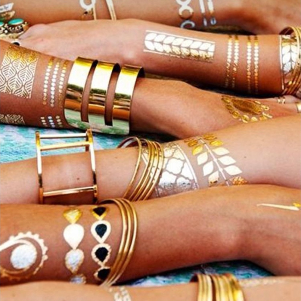 Metallic Tattoos